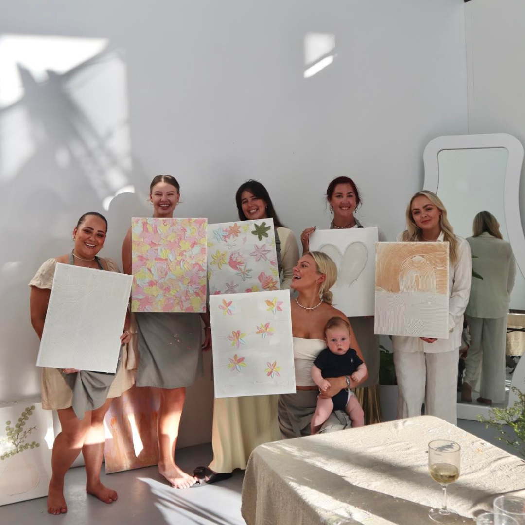 All Ages Textured Canvas Workshop